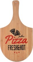Pizza bord/snijplank met handvat 53 cm van hout - Pizzabord - Pizzaplank