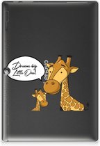 Tablet Hoes Lenovo Tab 10 | Tab 2 A10-30 Back Cover Giraffe met transparant zijkanten