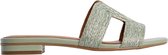 Bibi Lou Dames Spongecake Slippers Groen maat 41