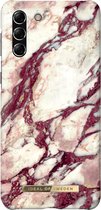 iDeal of Sweden Galaxy S21 Plus Backcover hoesje - Fashion Case - Calacatta Ruby Marble