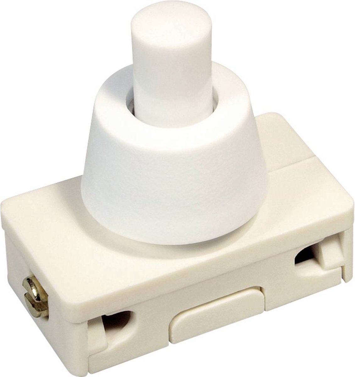 interBär Drukschakelaar 250 V/AC 2 A 1x uit/aan Continu (l x b) 25 mm x 14 mm 1 stuk(s)