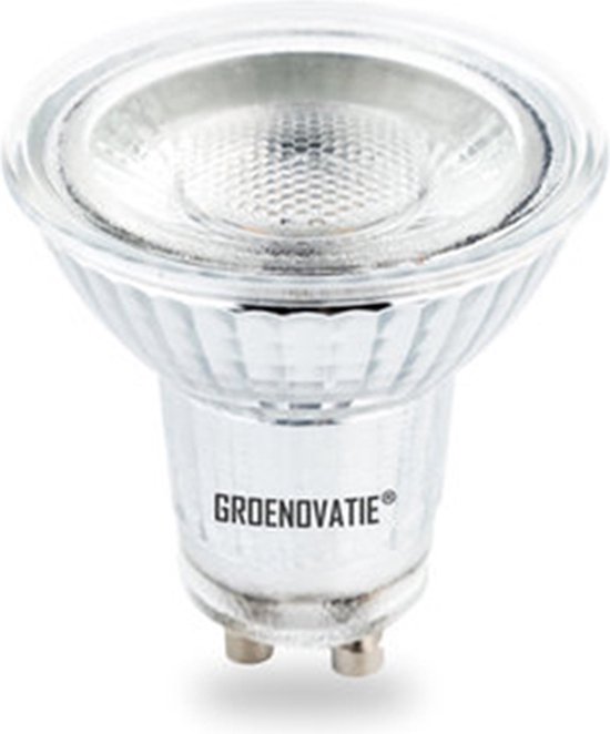 Spot LED Groenovatie - Culot GU10 - COB - Glas - 1W - Wit Chaud