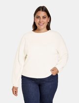 SAMOON Dames Shirt met ballonmouwen