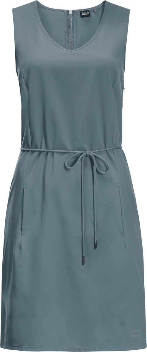 Jack Wolfskin TIOGA ROAD DRESS Dames Outdoorjurk Grijs