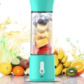 Smoothie Maker Portable - Ygenio - Blender To Go - Portable Blender - Draagbare Blender - 0.5 Liter - Draadloos - USB-C Oplaadbaar - Turquoise