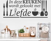 Muursticker keuken nederlandse tekst