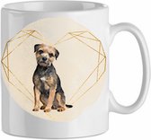 Mok Border terrier 4.5| Hond| Hondenliefhebber | Cadeau| Cadeau voor hem| cadeau voor haar | Beker 31 CL