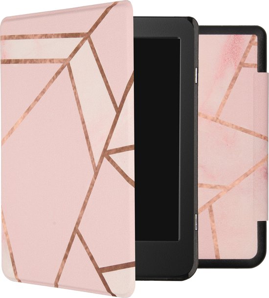 iMoshion Ereader Cover / Hoesje Geschikt voor Tolino Page 2 - iMoshion Design Slim Hard Case Bookcase - Roze / Pink Graphic