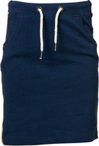Meisjes terry rok marine met offwhite accenten | Maat 140/10Y