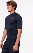 Rip Curl - UV-zwemshirt voor heren - Icons Perf - Korte mouw - Zwart - maat XXL