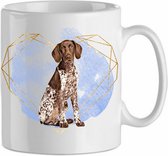 Mok pointer korthaar 3.5| Hond| Hondenliefhebber | Cadeau| Cadeau voor hem| cadeau voor haar | Beker 31 CL