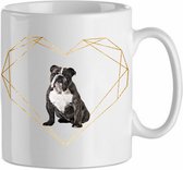 Mok Engelse bulldog 6.3| Hond| Hondenliefhebber | Cadeau| Cadeau voor hem| cadeau voor haar | Beker 31 CL