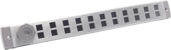 Grille coulissante en aluminium Bold Line 370x40mm