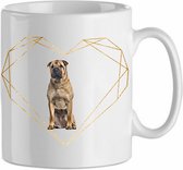 Mok Sharpei 3.3| Hond| Hondenliefhebber | Cadeau| Cadeau voor hem| cadeau voor haar | Beker 31 CL