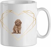 Mok poedel 3.4| Hond| Hondenliefhebber | Cadeau| Cadeau voor hem| cadeau voor haar | Beker 31 CL