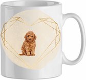 Mok poedel 4.1| Hond| Hondenliefhebber | Cadeau| Cadeau voor hem| cadeau voor haar | Beker 31 CL