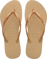 Havaianas Slim Dames Slippers - Golden - Maat 43/44