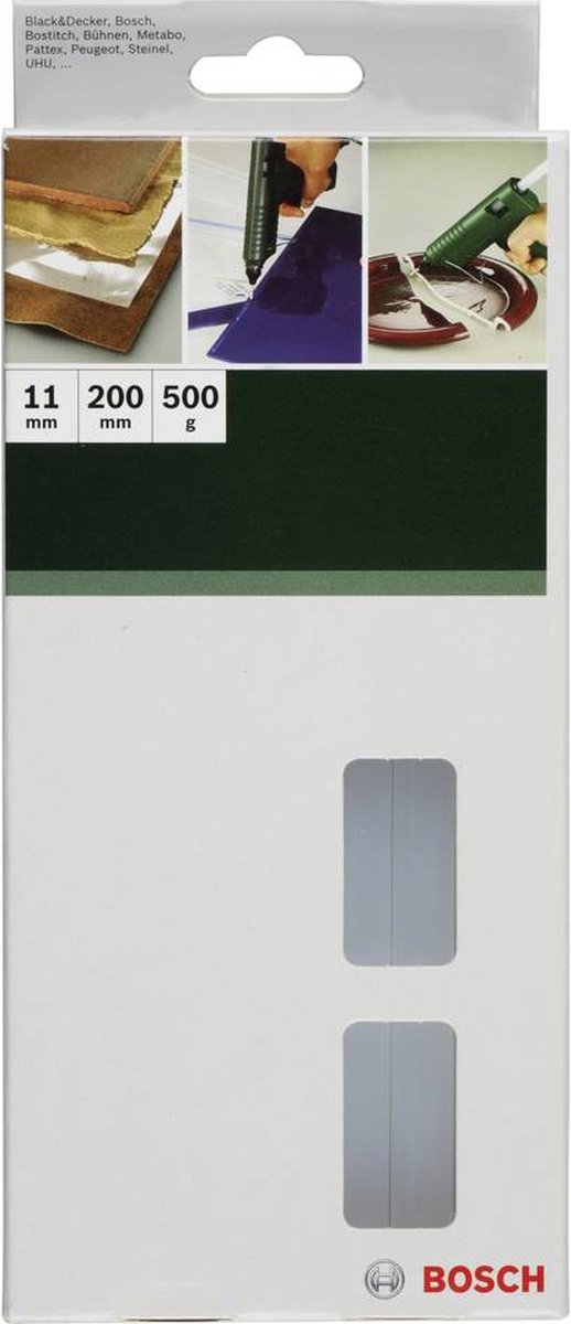 Bosch - Transparante lijmstick 11 x 200 mm, 500 g | bol.com