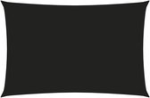 vidaXL Zonnescherm rechthoekig 2x4,5 m oxford stof zwart