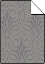 Proefstaal Origin Wallcoverings behang grafische vorm taupe - 345918 - 26,5 x 21 cm