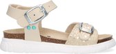 Bunnies JR 222423-508 Meisjes Sandalen - Beige/Goud - Imitatieleer - Gesp