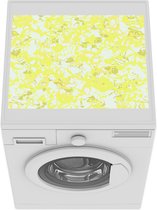 Wasmachine beschermer mat - Patronen - Camouflage - Geel - Breedte 55 cm x hoogte 45 cm
