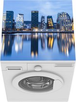 Wasmachine beschermer mat - Skyline Oslo - Breedte 60 cm x hoogte 60 cm
