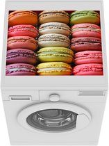 Wasmachine beschermer mat - Kleurrijke macarons - Breedte 55 cm x hoogte 45 cm