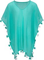 Snapper Rock - Kaftan voor meisjes - Spearmint Tassel - maat 122-128cm