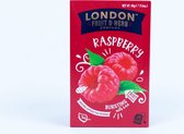 London Fruit & Herb Thee Raspberry – 20 zakjes Vruchtenthee – Frambozen en Zoete Braamblaadjes