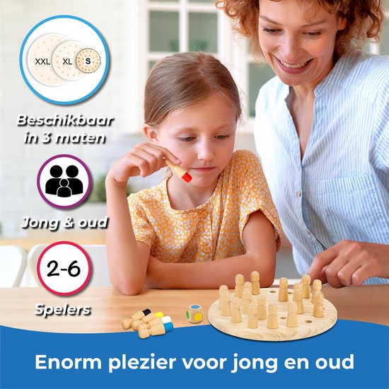 Thumbnail van een extra afbeelding van het spel Toyfel Magnus – Houten Memory Schaakspel met Tas 18 cm – Memory Chess Montessori Educatief Speelgoed voor Kinderen Spel voor Logica & Coördinatie