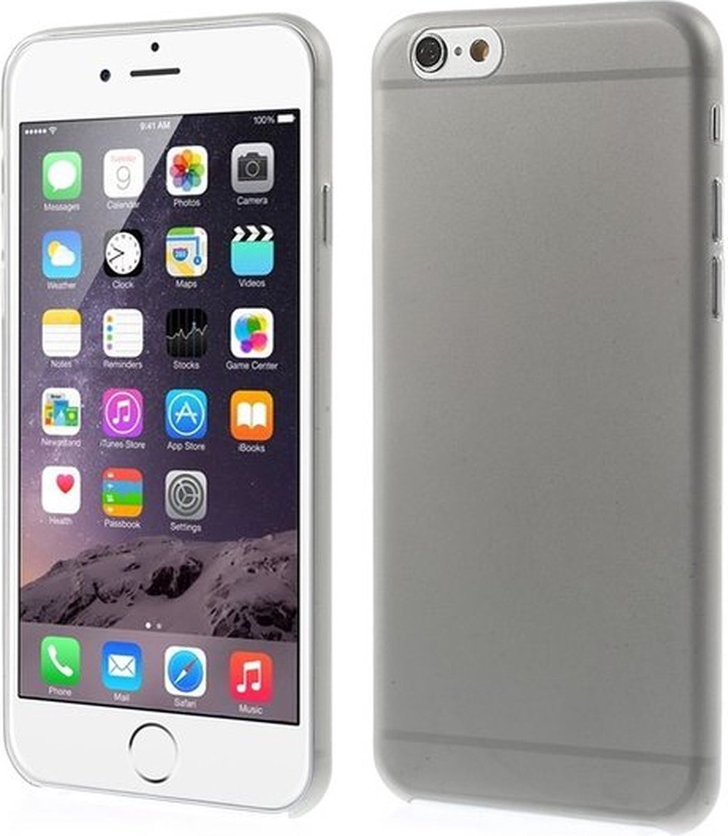 Peachy Ultra dunne, stevige 0.3 mm dikke geschikt voor iPhone 6 6s hoesjes - Grijs