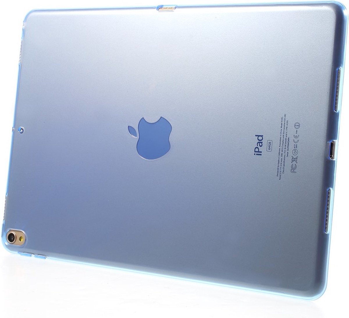Peachy Doorzichtige iPad Air 3 (2019) & iPad Pro 10.5 inch TPU case - Blauw