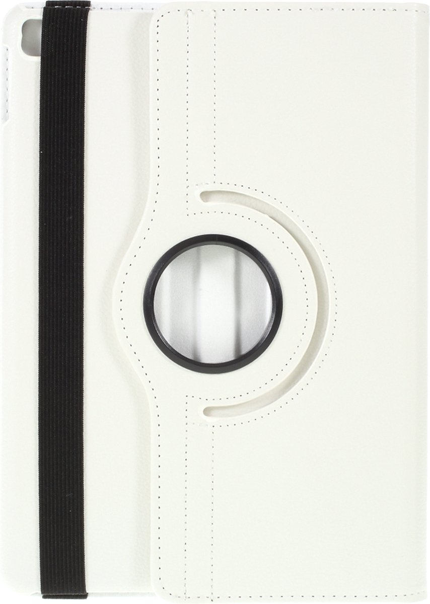 Peachy Litchi Textuur Lederen geschikt voor iPad 10.2 inch & iPad Air 3 10.5 inch (2019) & iPad Pro 10.5 inch (2017) case met cover - Wit Bescherming Standaard