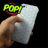Peachy Bubbeltjesplastic silicone hoesje iPhone 5 5s SE 2016 Noppenfolie case
