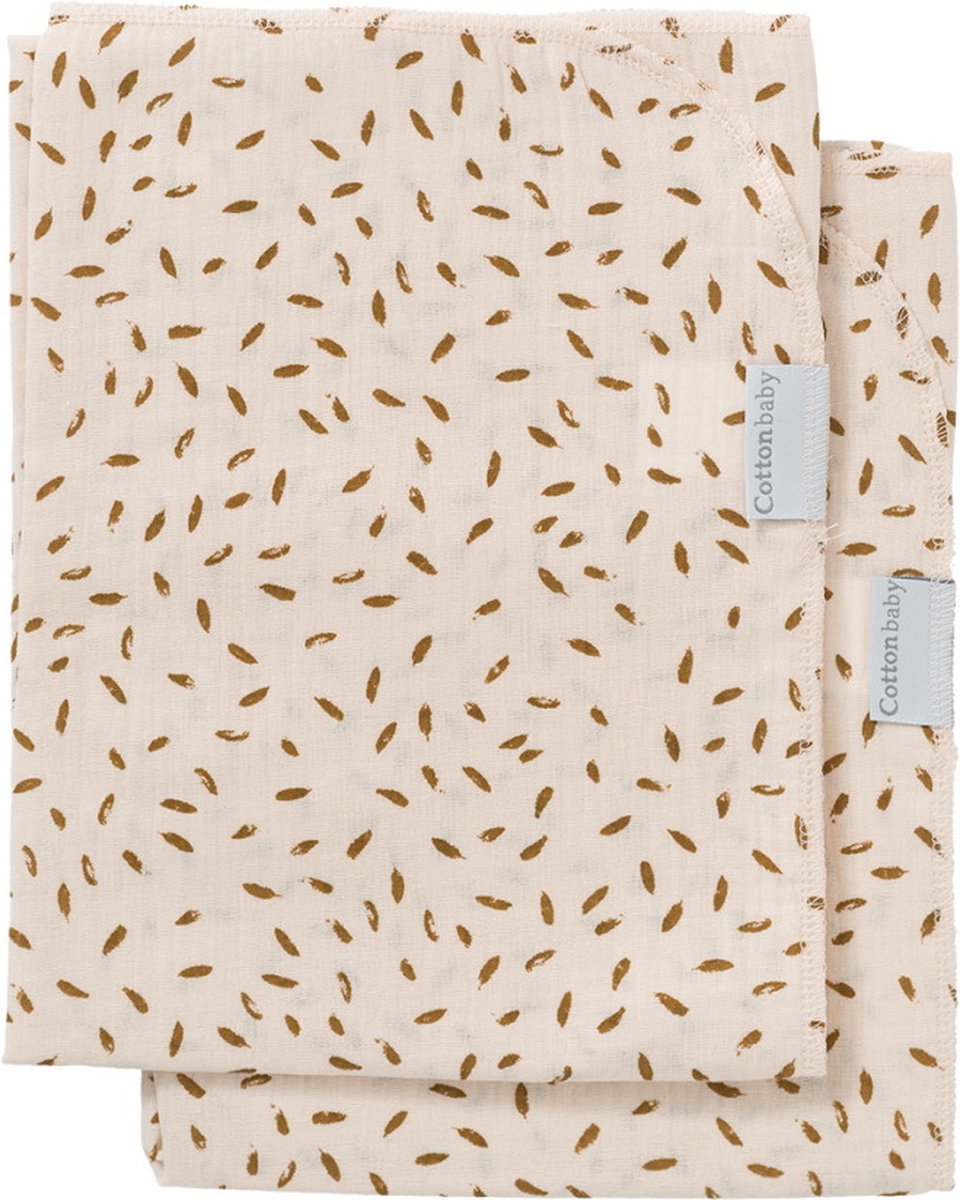 Goedkoopste Cottonbaby Cottonsoft Rain Room/Latte Hydrofiel Luiers/Multidoek 2 Stuks 300102RRL