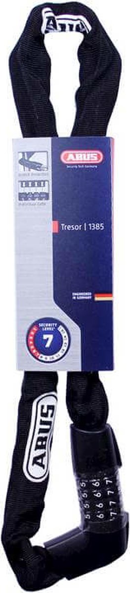 Fietsslot ABUS Kettingslot - Tresor 1385 - Security level 7 - zwart - 85 cm - Geschikt voor elektrische fietsen en stadsfietsen – foto 4