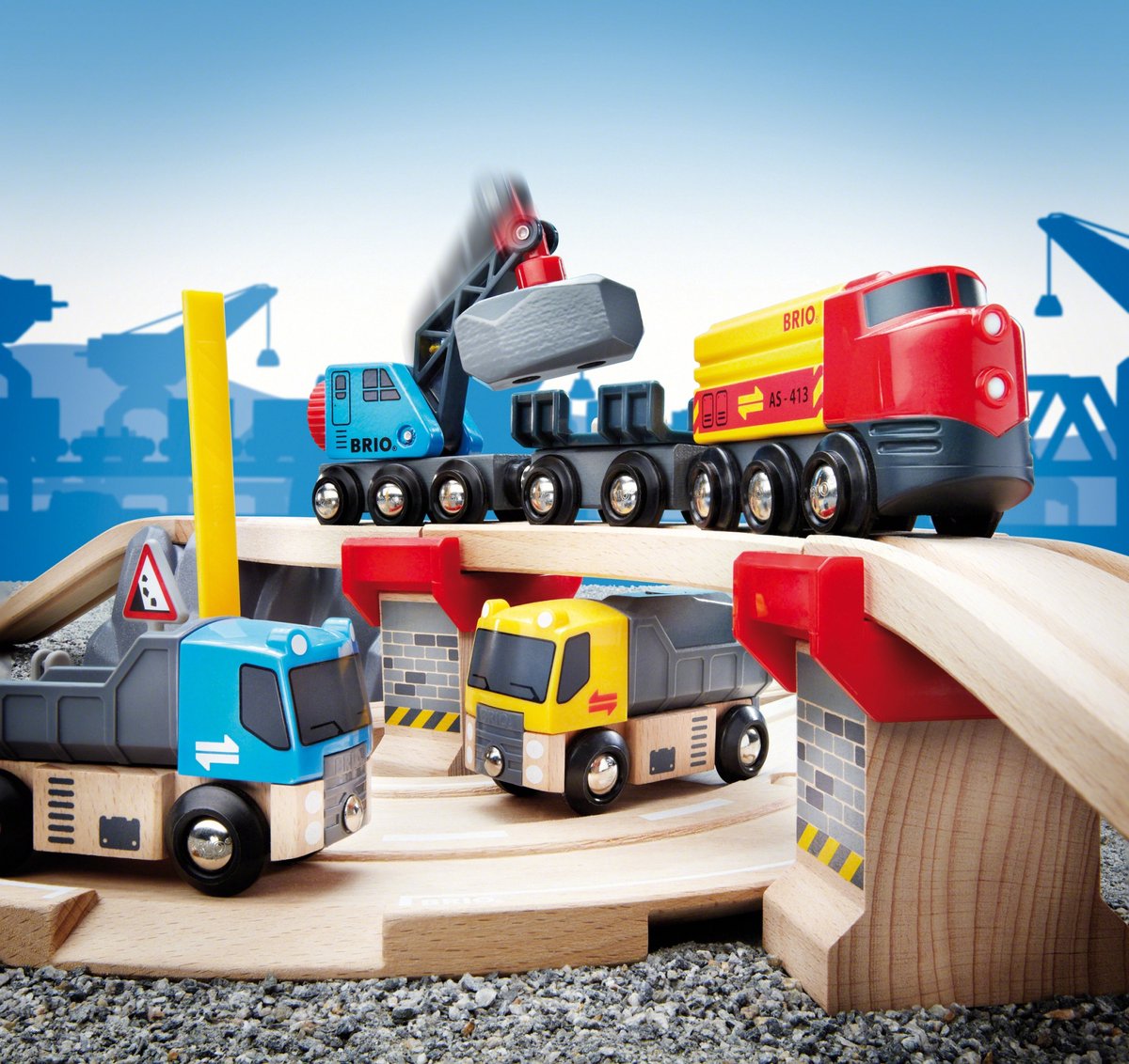BRIO Spoor en Weg Transportset - 33210 — afbeelding 2