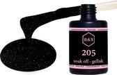 Gellak - 205 - 15 ml | B&N - soak off gellak