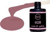 Gellak - 028 - 15 ml | B&N - soak off gellak