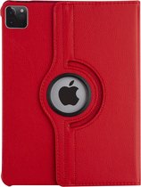 Apple iPad Pro 11 (2021) Book Case Tablethoes - Rood - 360 Graden Draaibaar