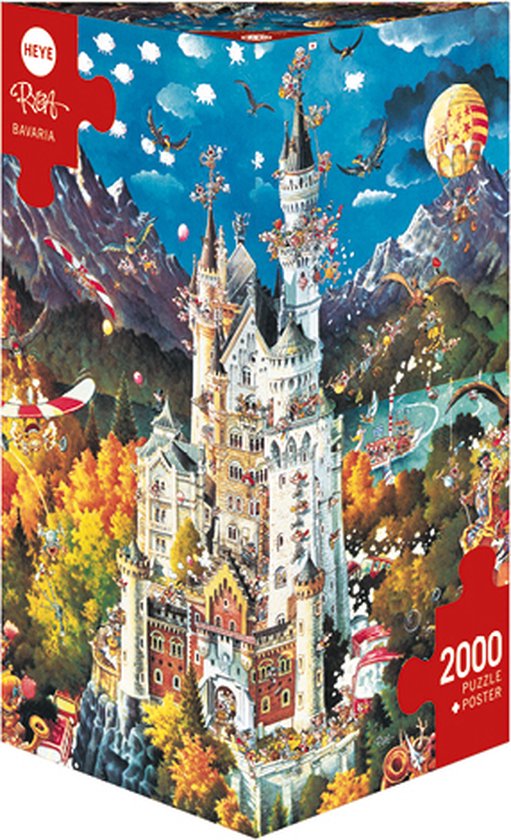 Puzzel Bavaria, Ryba 2000 Stukjes Driehoek Heye 29700