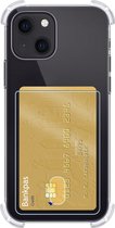 Coque iPhone 13 Mini Antichoc Porte Carte Transparente - Coque iPhone 13 Mini Transparente Porte Carte Antichoc - Coque iPhone 13 Mini Transparente Shock Card Holder