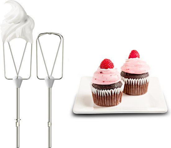 Krups GN400111 Handmixer met Gardes en Kneedhaken - 450W - Wit van Krups — afbeelding 2