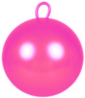 Skippybal roze 60 cm voor kinderen - Skippyballen buitenspeelgoed voor jongens/meisjes - Sport en spel