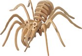 Houten dieren 3D puzzel tarantula spin - Speelgoed bouwpakket 23 x 18,5 x 0,3 cm.