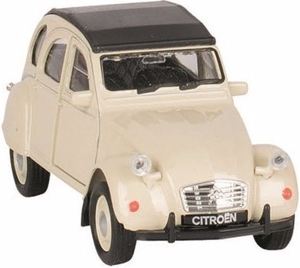 Welly Modelauto Citroen 2CV - beige - dicht - schaal 1:36 - schaalmodel auto