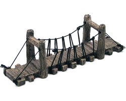 Aquarium Decoratie – Brug – 15*6 cm - Ornament - Vis Tank Decoratie - Realistisch - Brug Thema - Antiek - Stijlvol - Onderwaterwereld - Visvriendelijk - Sfeervol