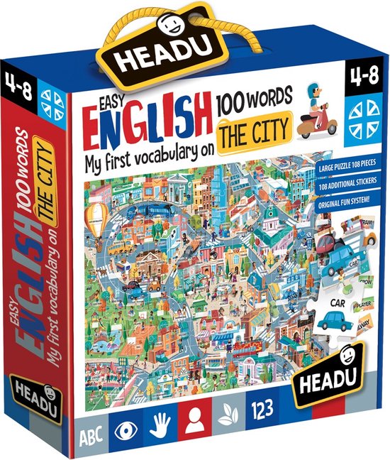 Afbeelding van het spel Headu Easy English 100 Words City