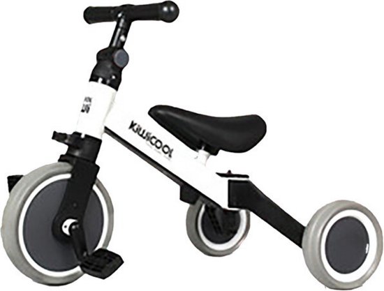 Magnificos - baby fiets –peuterfiets - kleuter fiets - baby driewieler - baby loopfiets - wit